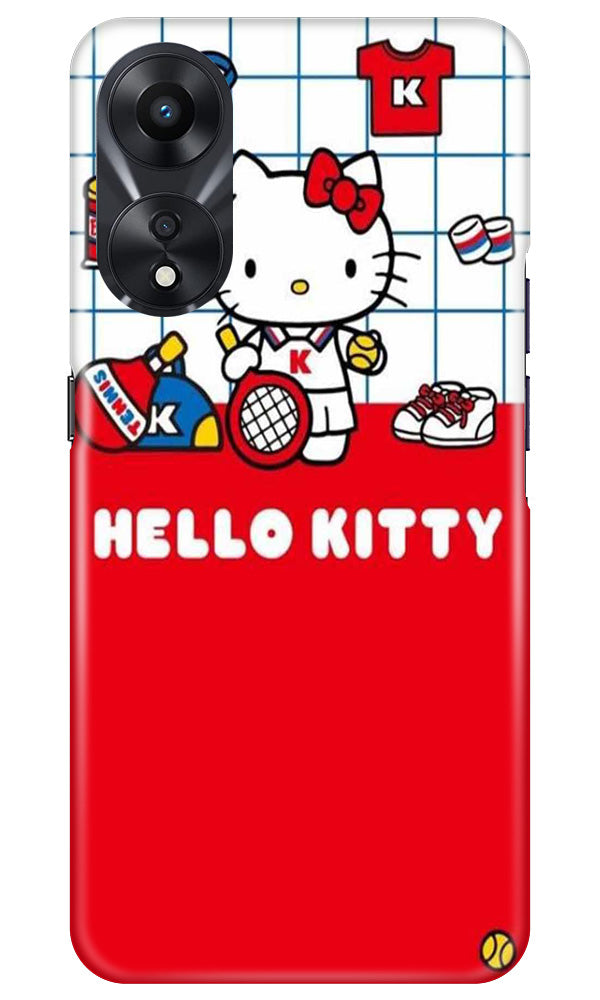 Hello Kitty Mobile Back Case for Oppo A78 5G (Design - 322)