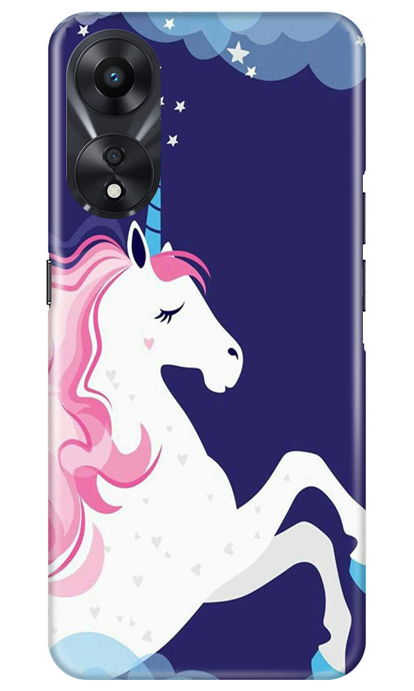 Unicorn Mobile Back Case for Oppo A78 5G (Design - 324)