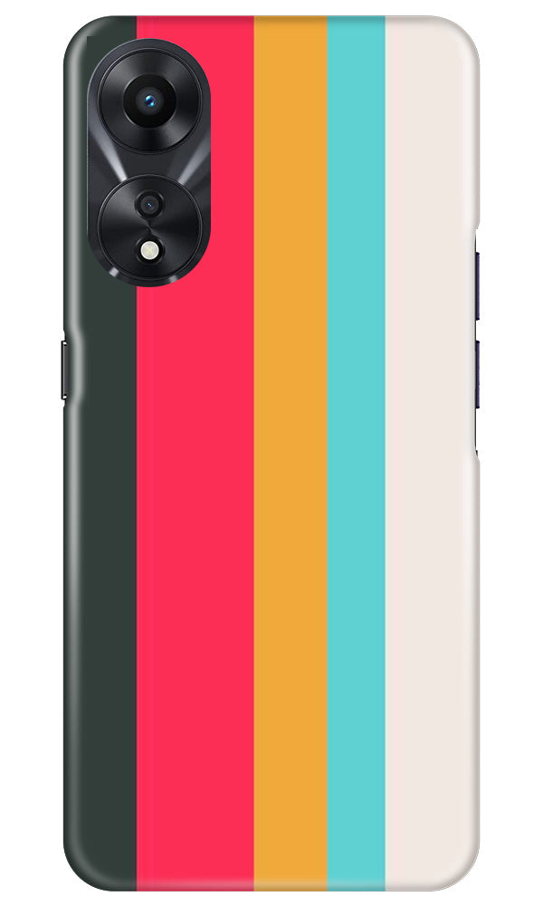 Color Pattern Mobile Back Case for Oppo A78 5G (Design - 328)