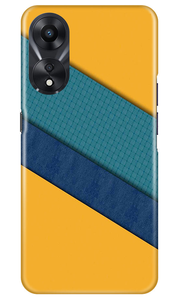 Diagonal Pattern Mobile Back Case for Oppo A78 5G (Design - 329)