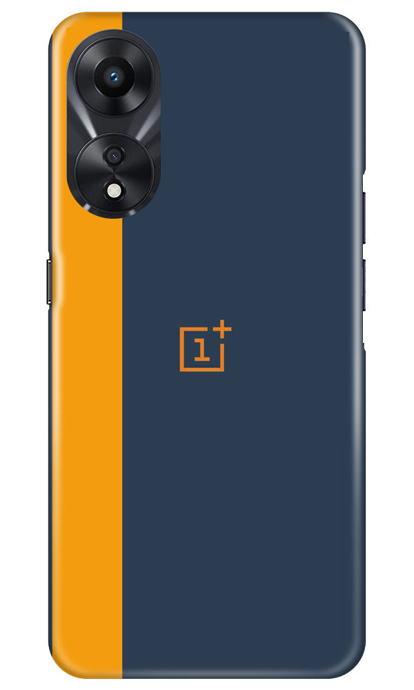 Oneplus Logo Mobile Back Case for Oppo A78 5G (Design - 353)