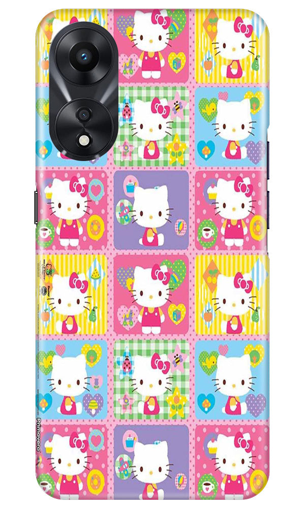 Kitty Mobile Back Case for Oppo A78 5G (Design - 357)