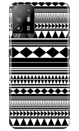 Black white Pattern Case for Oppo A94