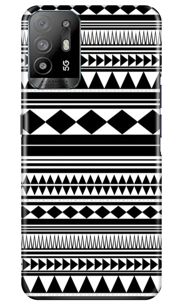 Black white Pattern Case for Oppo A94