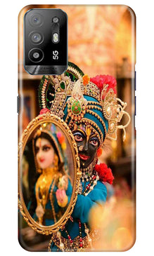 Lord Krishna5 Mobile Back Case for Oppo A94 (Design - 20)