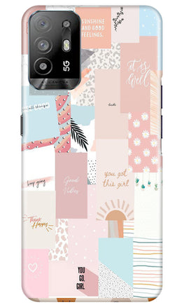 Shinny Blue Background Case for Oppo A94