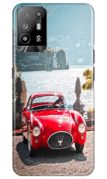 Vintage Car Mobile Back Case for Oppo A94 (Design - 51)