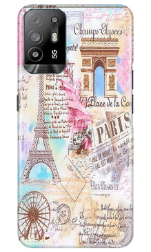 Paris Eiftel Tower Mobile Back Case for Oppo A94 (Design - 54)