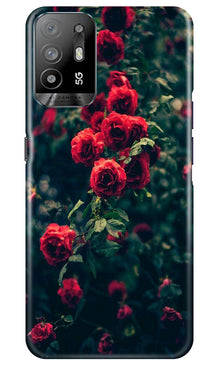 Red Rose Mobile Back Case for Oppo A94 (Design - 66)