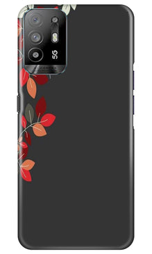 Grey Background Mobile Back Case for Oppo A94 (Design - 71)