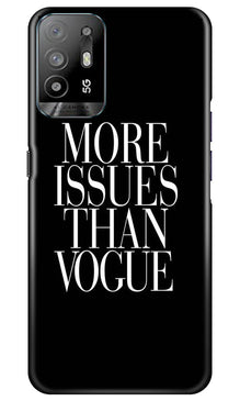 More Issues than Vague Mobile Back Case for Oppo A94 (Design - 74)