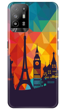 Eiffel Tower2 Mobile Back Case for Oppo A94 (Design - 91)