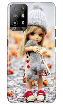 Cute Doll Mobile Back Case for Oppo A94 (Design - 93)