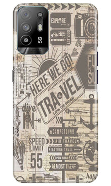 Travel Mobile Back Case for Oppo A94  (Design - 104)