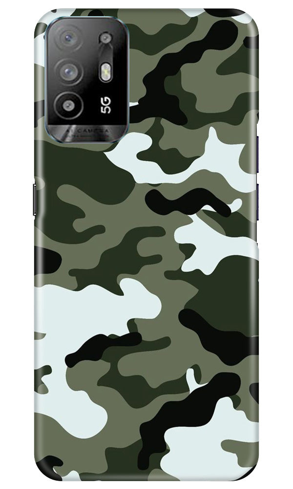 Army Camouflage Case for Oppo A94(Design - 108)