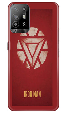 Iron Man Superhero Mobile Back Case for Oppo A94  (Design - 115)