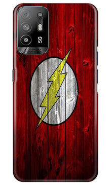Flash Superhero Mobile Back Case for Oppo A94  (Design - 116)