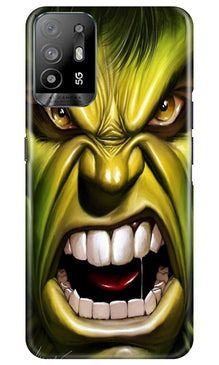Hulk Superhero Mobile Back Case for Oppo A94  (Design - 121)