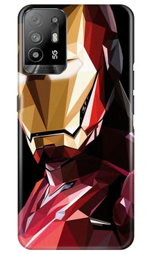 Iron Man Superhero Mobile Back Case for Oppo A94  (Design - 122)
