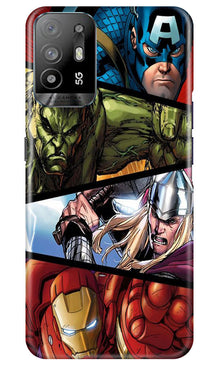 Avengers Superhero Mobile Back Case for Oppo A94  (Design - 124)