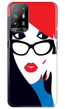 Girlish Mobile Back Case for Oppo A94  (Design - 131)