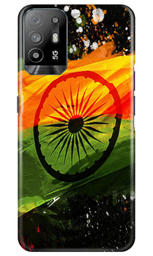 Indian Flag Mobile Back Case for Oppo A94  (Design - 137)