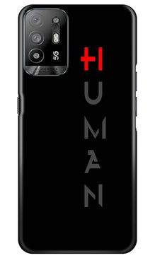 Human Mobile Back Case for Oppo A94  (Design - 141)