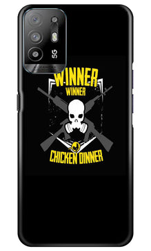 Winner Winner Chicken Dinner Mobile Back Case for Oppo A94  (Design - 147)