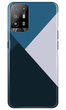 Blue Shades Mobile Back Case for Oppo A94 (Design - 157)
