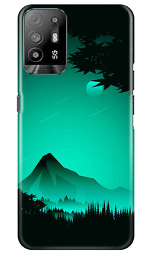 Moon Mountain Mobile Back Case for Oppo A94 (Design - 173)