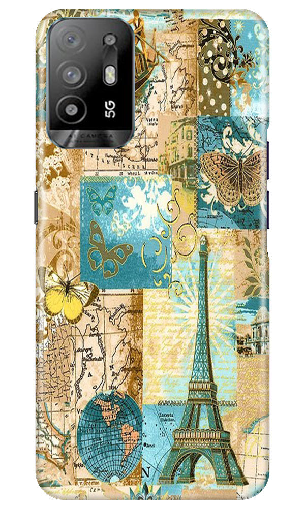 Travel Eiffel Tower Case for Oppo A94 (Design No. 175)