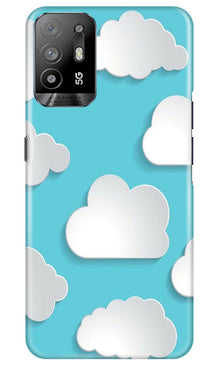 Clouds Mobile Back Case for Oppo A94 (Design - 179)