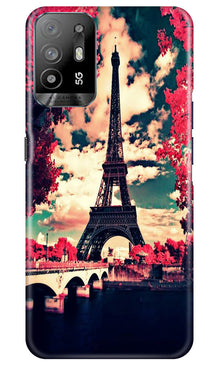 Eiffel Tower Mobile Back Case for Oppo A94 (Design - 181)