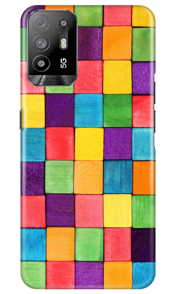 Colorful Square Case for Oppo A94 (Design No. 187)
