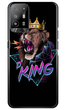 Lion King Mobile Back Case for Oppo A94 (Design - 188)