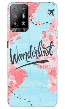 Wonderlust Travel Mobile Back Case for Oppo A94 (Design - 192)