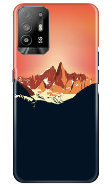 Mountains Mobile Back Case for Oppo A94 (Design - 196)