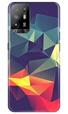 Modern Art Mobile Back Case for Oppo A94 (Design - 201)