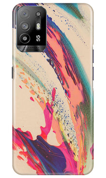 Modern Art Mobile Back Case for Oppo A94 (Design - 203)