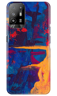Modern Art Mobile Back Case for Oppo A94 (Design - 207)