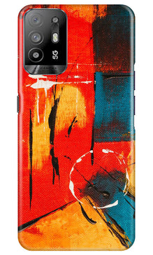 Modern Art Mobile Back Case for Oppo A94 (Design - 208)