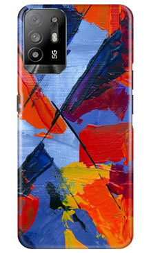 Modern Art Mobile Back Case for Oppo A94 (Design - 209)