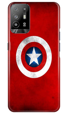 Captain America Mobile Back Case for Oppo A94 (Design - 249)