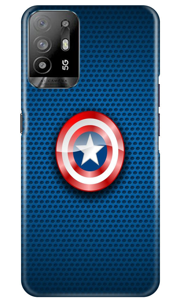 Captain America Shield Case for Oppo A94 (Design No. 222)
