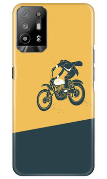 Bike Lovers Mobile Back Case for Oppo A94 (Design - 225)