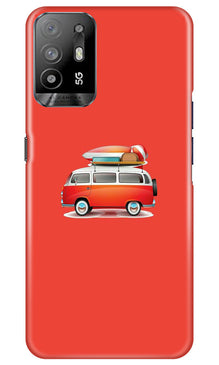 Travel Bus Mobile Back Case for Oppo A94 (Design - 227)