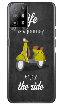 Life is a Journey Mobile Back Case for Oppo A94 (Design - 230)