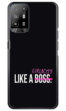 Like a Girl Boss Mobile Back Case for Oppo A94 (Design - 234)