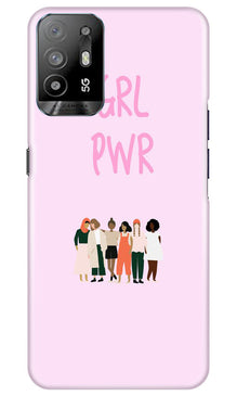 Girl Power Mobile Back Case for Oppo A94 (Design - 236)
