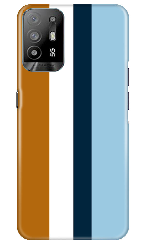 Diffrent Four Color Pattern Case for Oppo A94 (Design No. 244)